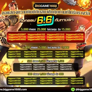 biggame1688 โปรโมชั่น